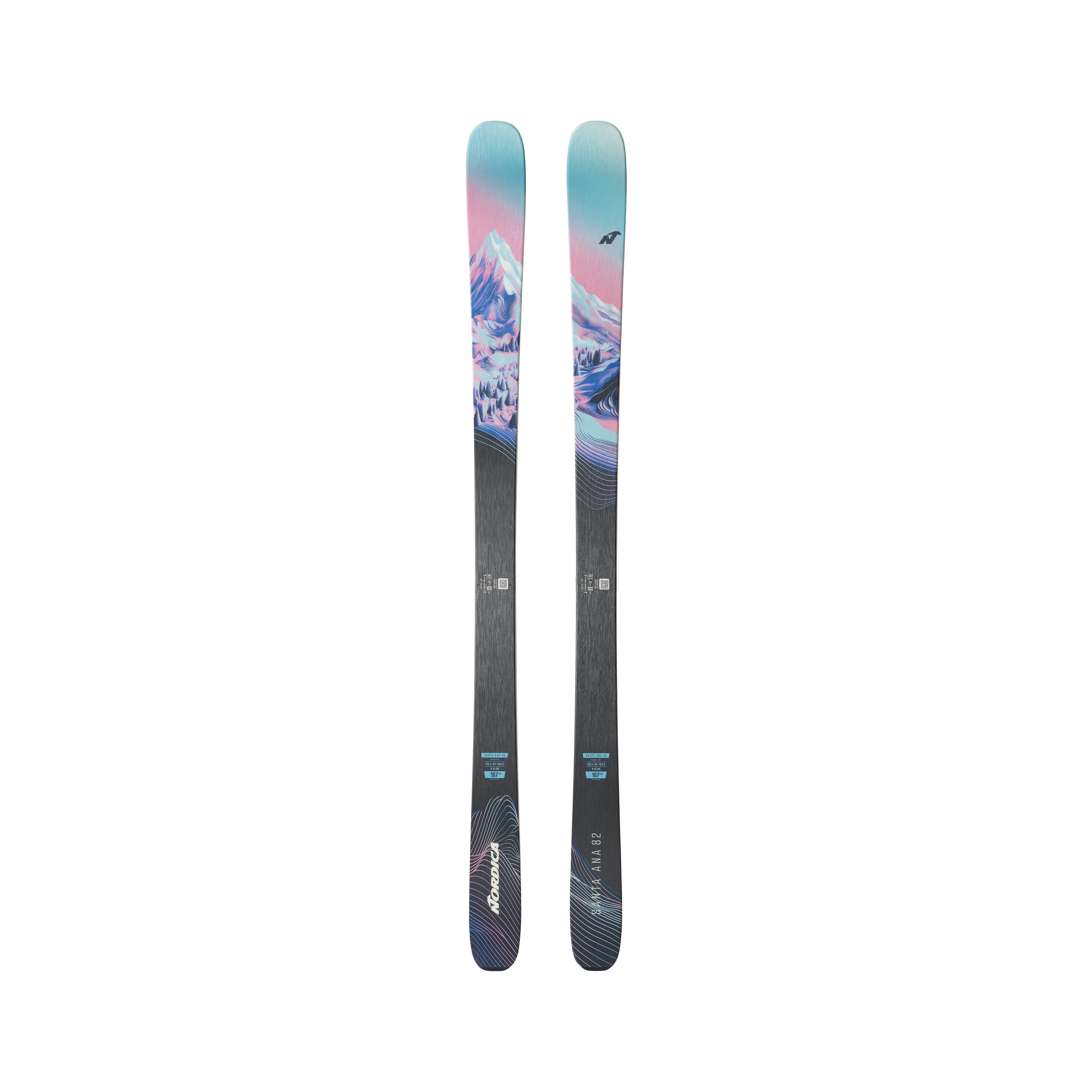 Nordica Santa Ana 82 26/27 all-mountain ski – topsheet