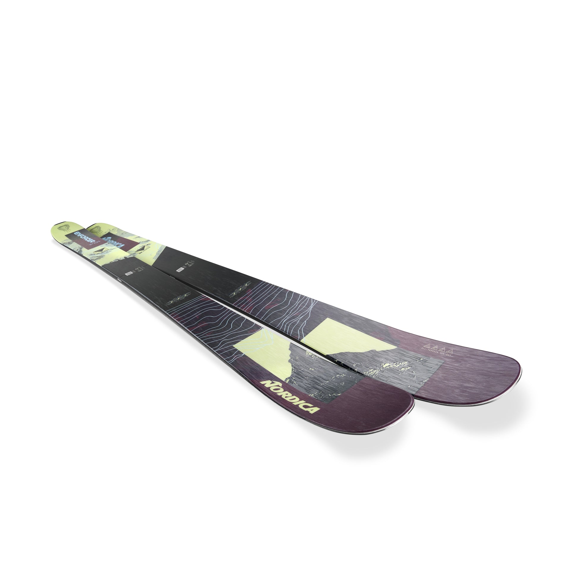 Nordica Enforcer 104 26/27 all-mountain ski – tip and shovel detail
