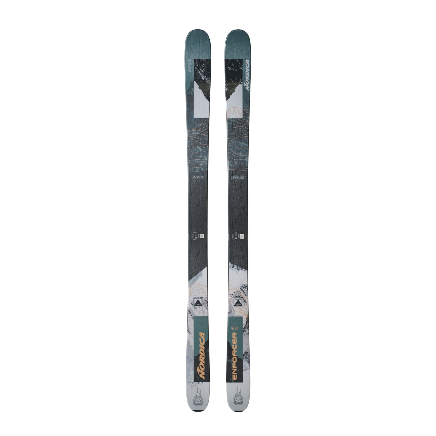 Nordica Enforcer 94 26/27 all-mountain ski – topsheet