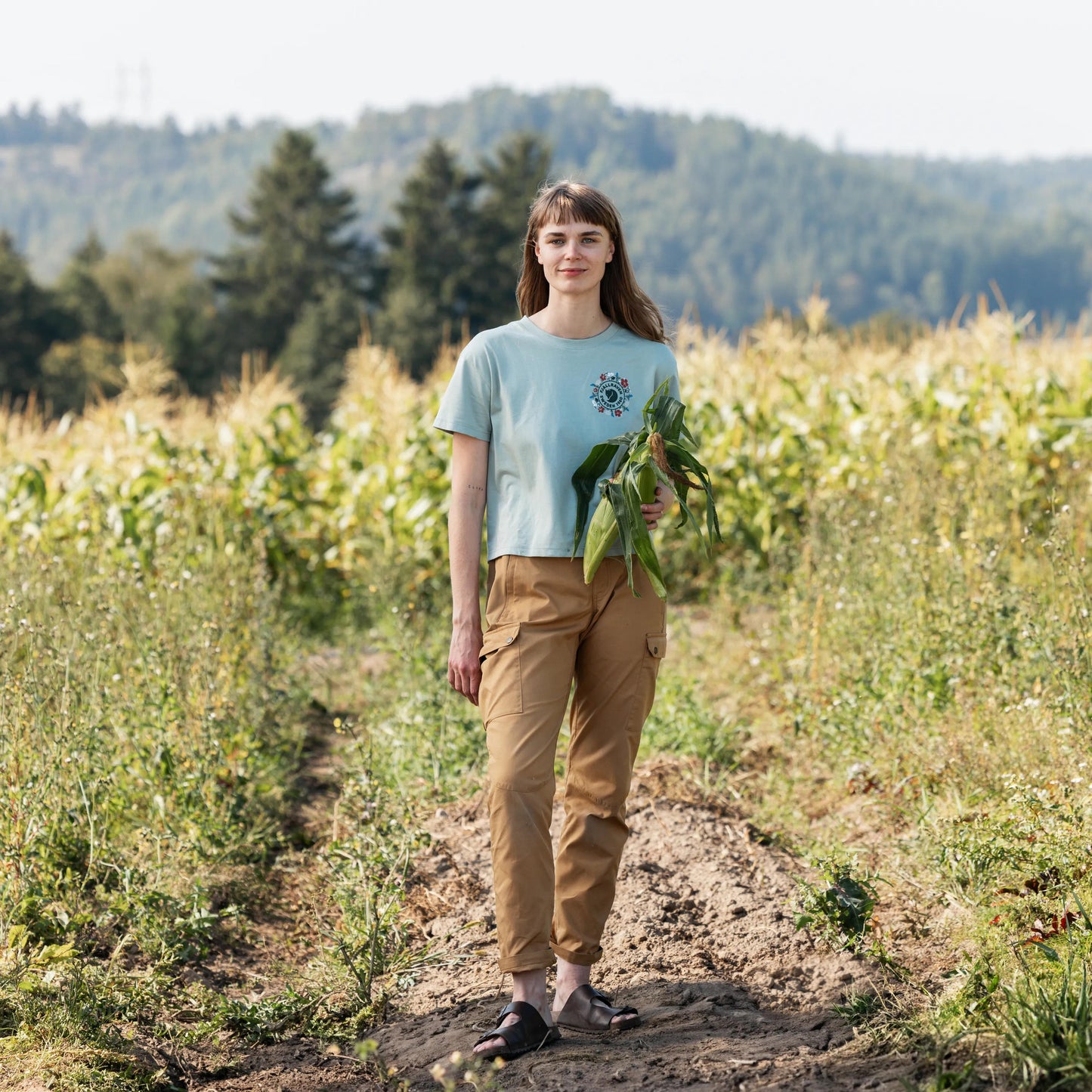 Fjällräven  Fjällblomster Logo T-shirt W