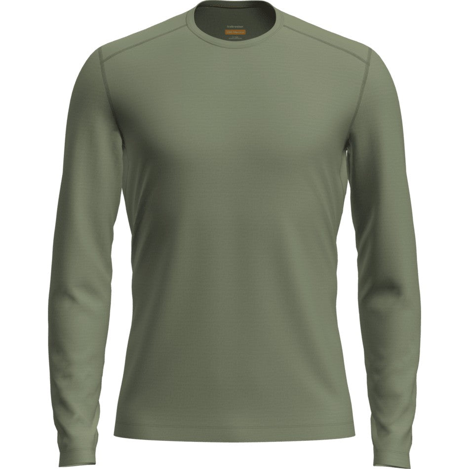 Icebreaker Men's Merino 200 Oasis Long Sleeve Crewe - Lichen