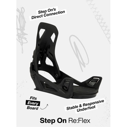 Burton Men's Step On Re:Flex Snowboard Bindings 2026