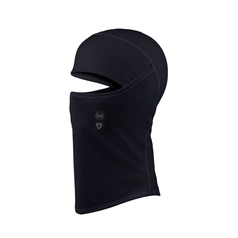 BUFF ThermoNet Hinged Balaclava — Youth in Solid Black