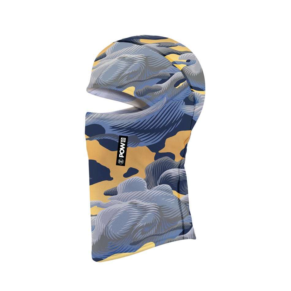 BUFF ThermoNet Hinged Balaclava — Youth in Crowth Pow Multi