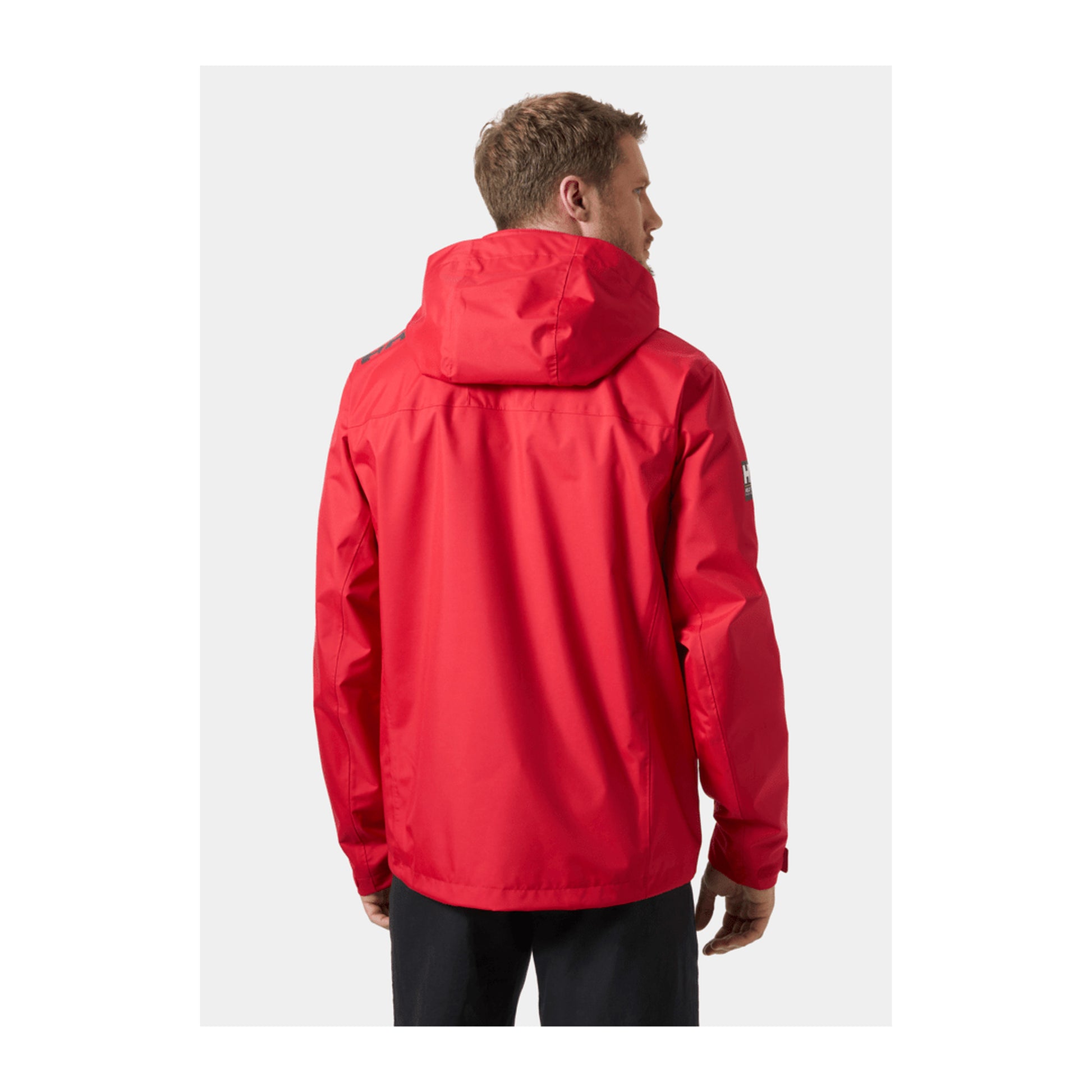 HH Men's Crew Hooded Jacket 2.0 – Red – detail