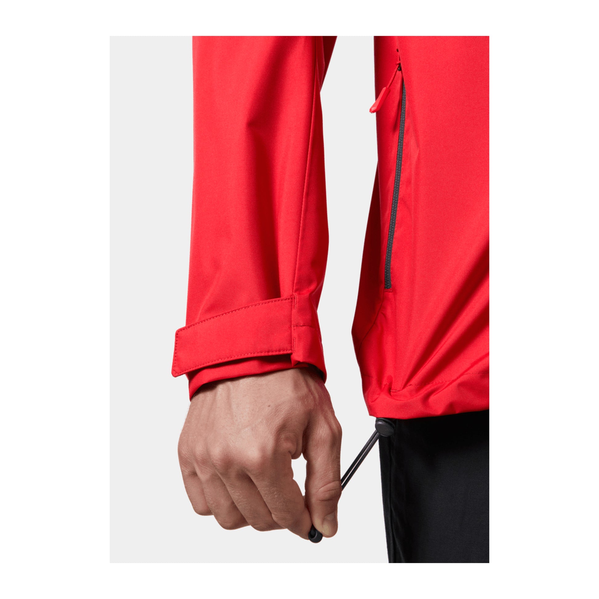 HH Men's Crew Jacket 2.0 – Red – detail