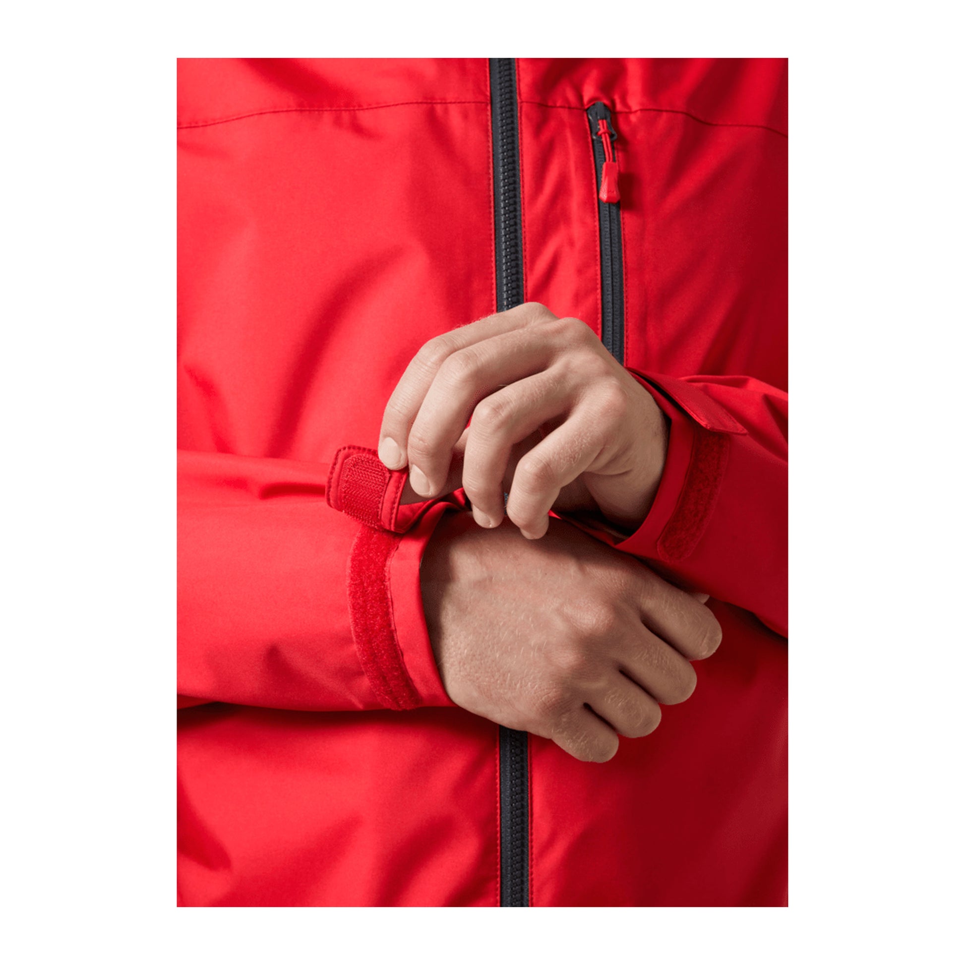 HH Men's Crew Jacket 2.0 – Red – detail