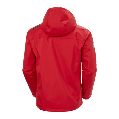 HH Men's Crew Hooded Jacket 2.0 – Red – back