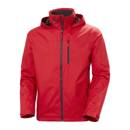 HH Men's Crew Hooded Jacket 2.0 – Red – detail