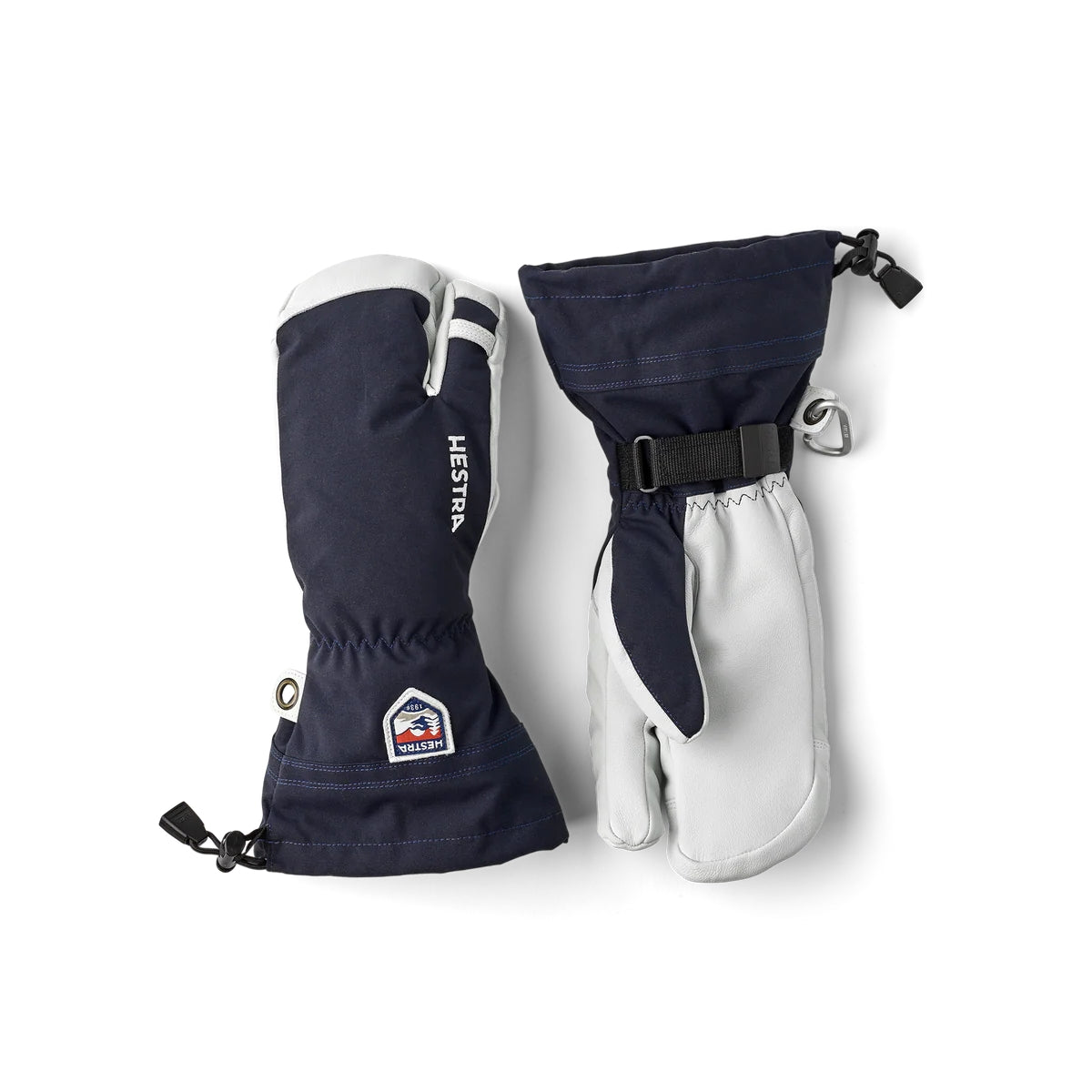 Hestra Army Leather Heli Ski 3-finger — Hestra ski glove