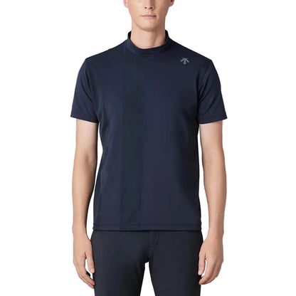 Descente Mock Neck Bear Smooth Short Sleeve Shirt