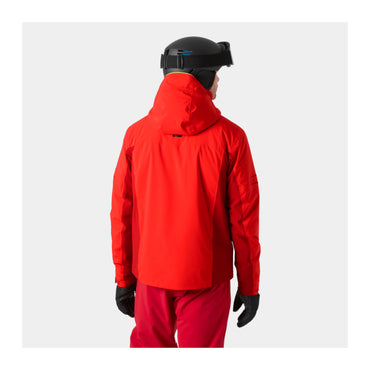 HH Men's Courchevel Jacket – Alert Red – detail