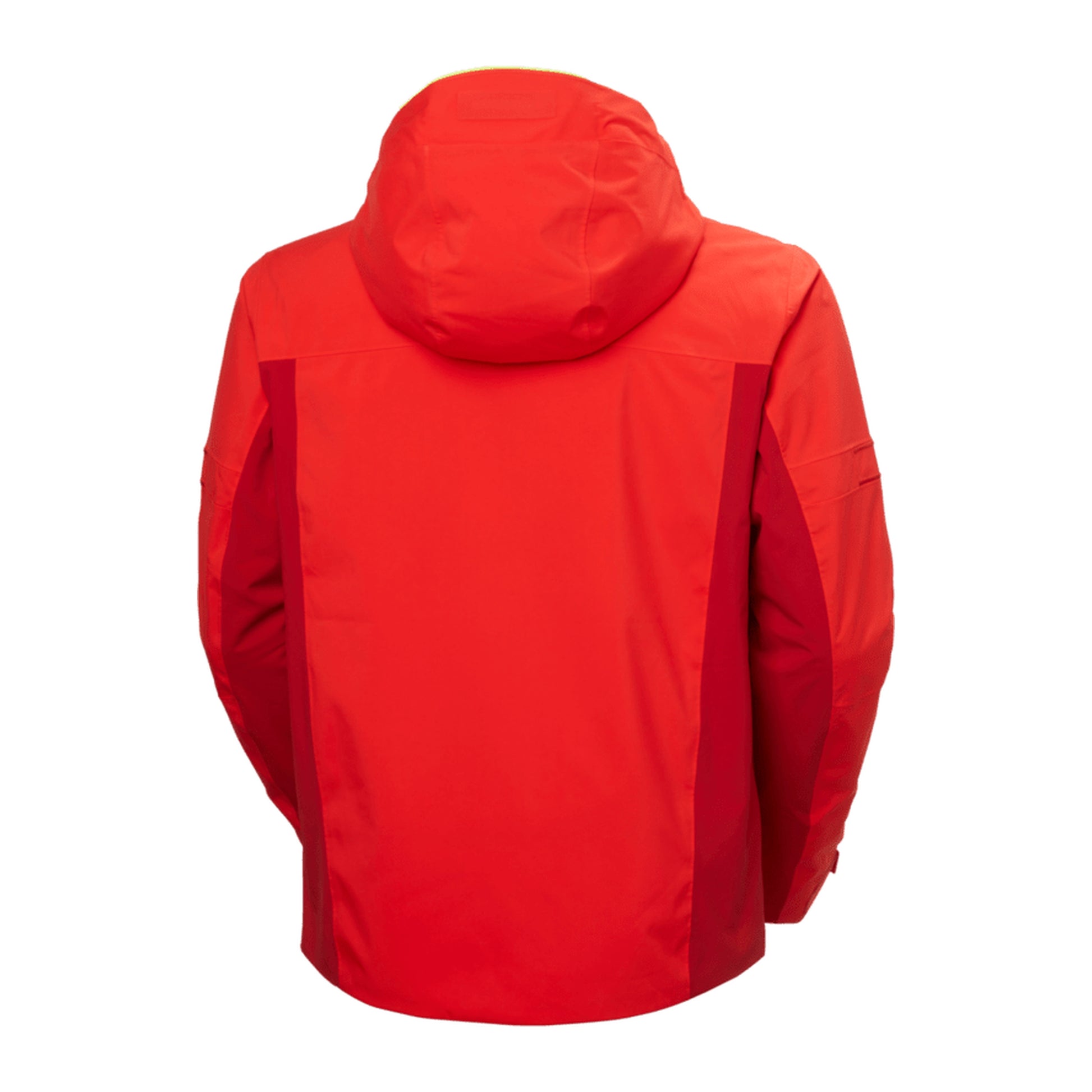 HH Men's Courchevel Jacket – Alert Red – back