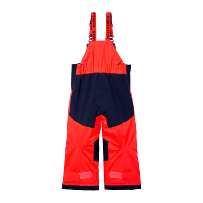 HH Kids' K Rider 2 Ins Bib – Neon Coral – back