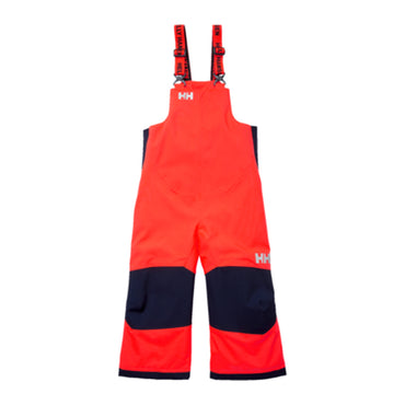 HH Kids' K Rider 2 Ins Bib – Neon Coral – detail
