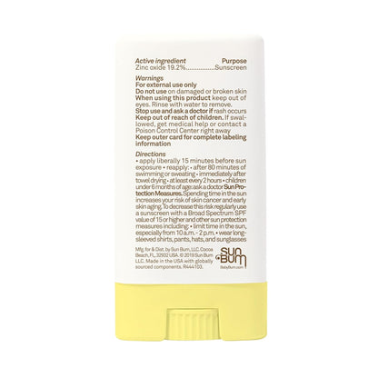 Sun Bum Baby Bum SPF 50 Sunscreen Face Stick