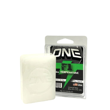 One Ball F1 All Temperature/ Universal Speed Conditions Formula- Snowboard / Ski Wax 65g