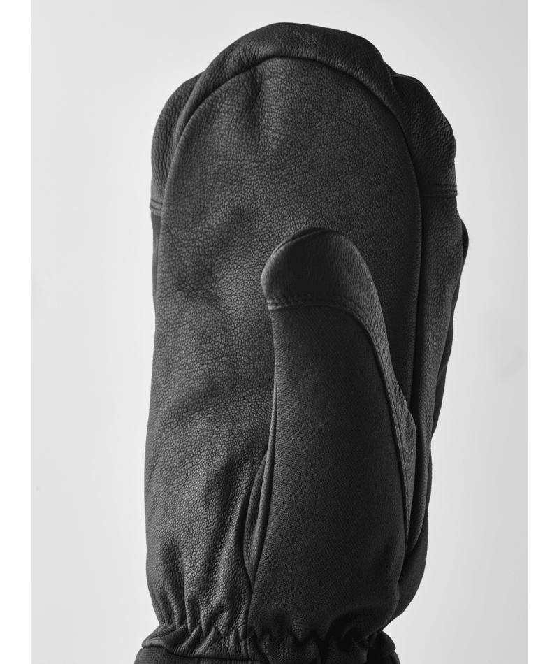 Hestra CZone Alpine Mitt ski mitt, Black colourway