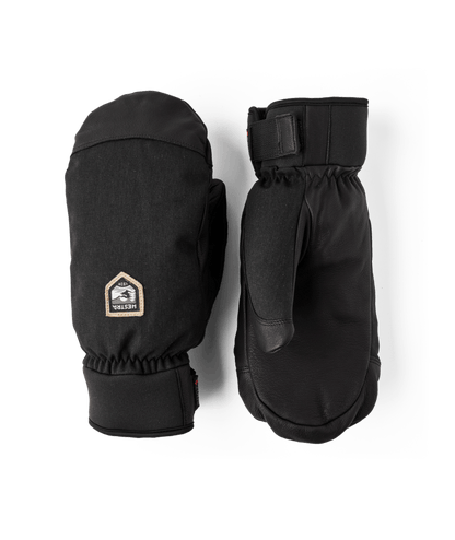 Hestra CZone Alpine Mitt ski mitt, Black colourway