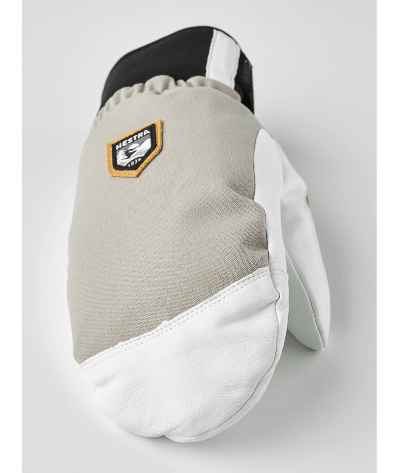 Hestra CZone Alpine Mitt ski mitt, Beige colourway