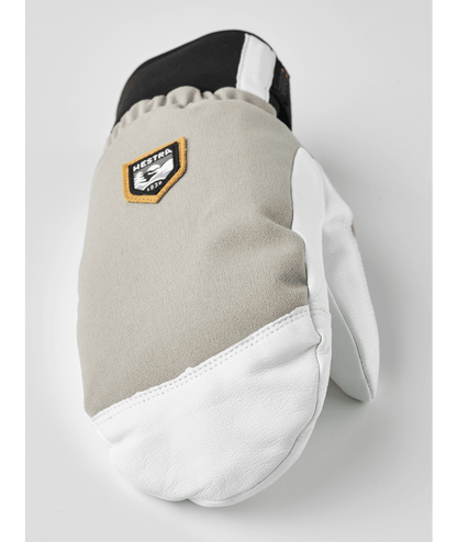 Hestra CZone Alpine Mitt ski mitt, Beige colourway