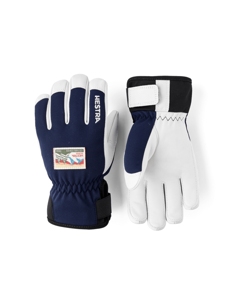 Hestra Patrol Jr ski glove, Navy colourway