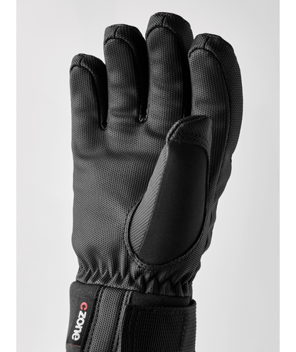 Hestra Ferox CZone Jr ski glove, Black colourway