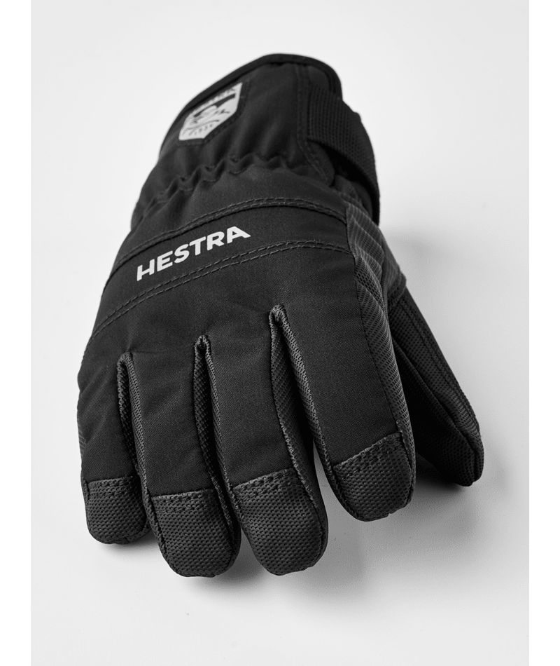 Hestra Ferox CZone Jr ski glove, Black colourway