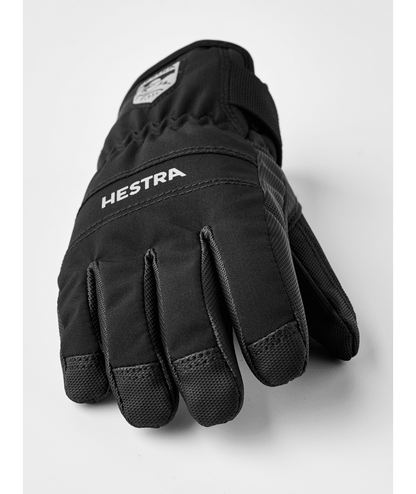 Hestra Ferox CZone Jr ski glove, Black colourway