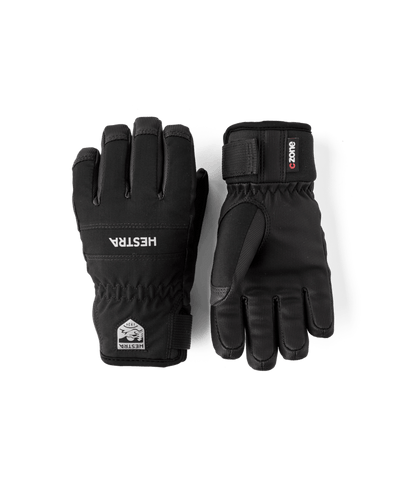 Hestra Ferox CZone Jr ski glove, Black colourway