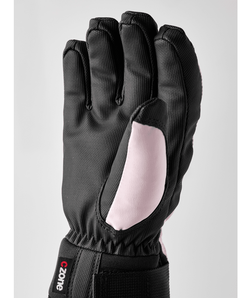 Hestra Ferox CZone Jr ski glove, Pink colourway