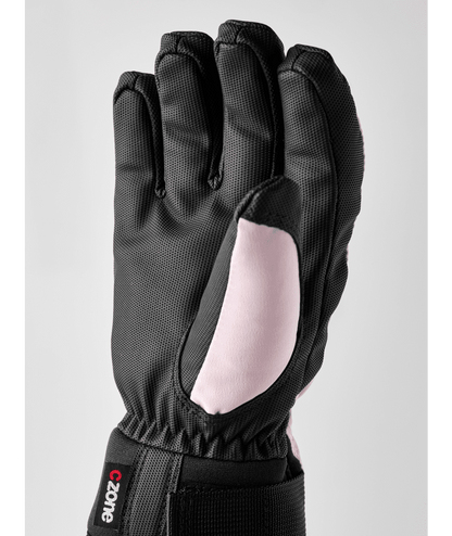Hestra Ferox CZone Jr ski glove, Pink colourway