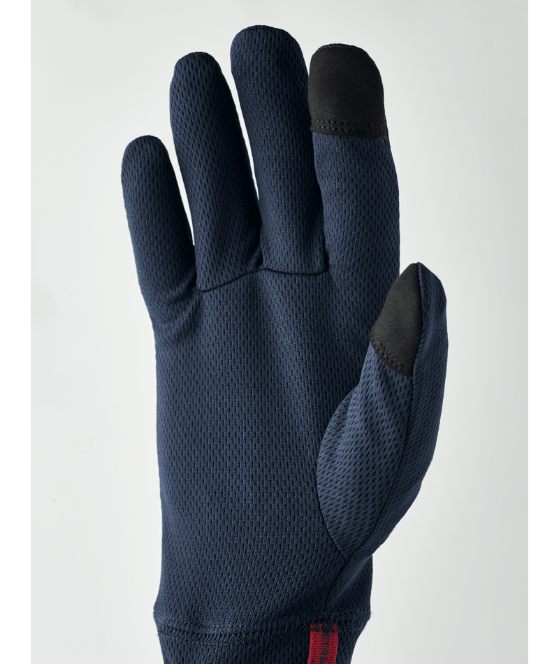 Hestra Touch Point Dry Wool ski glove, Navy colourway