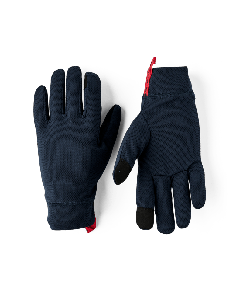 Hestra Touch Point Dry Wool ski glove, Navy colourway