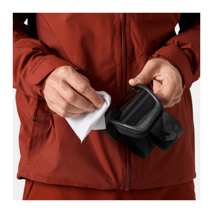 HH Men's Powdreamer 3.0 Jacket – Iron Oxide – detail