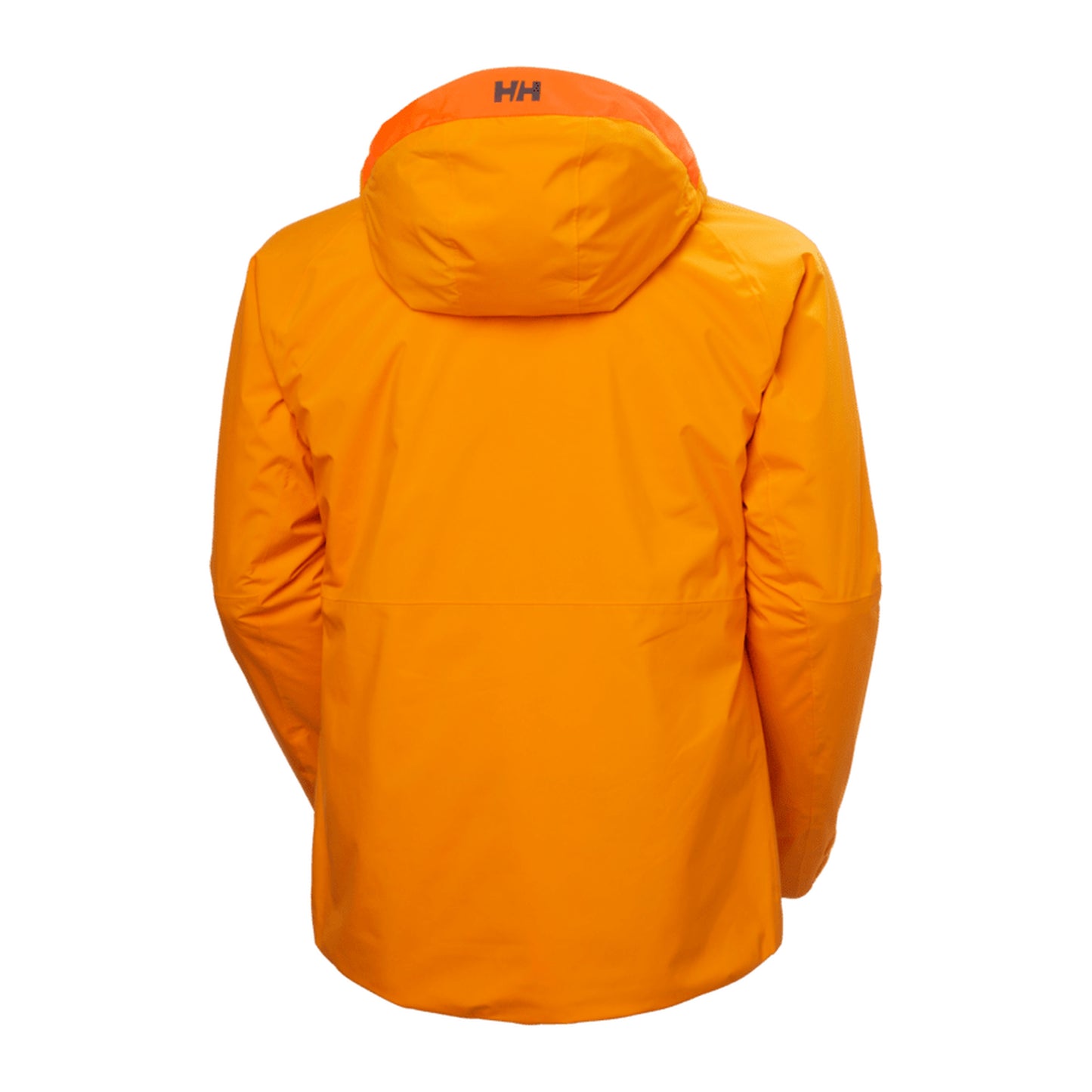 HH Men's Powderface Jacket – Ignite Orange – back