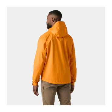 HH Men's Loke Jacket – Ignite Orange – detail