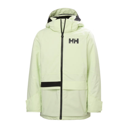 HH Girls' Jr Girl Stellar Jacket 2.0 – Washed Lime – detail