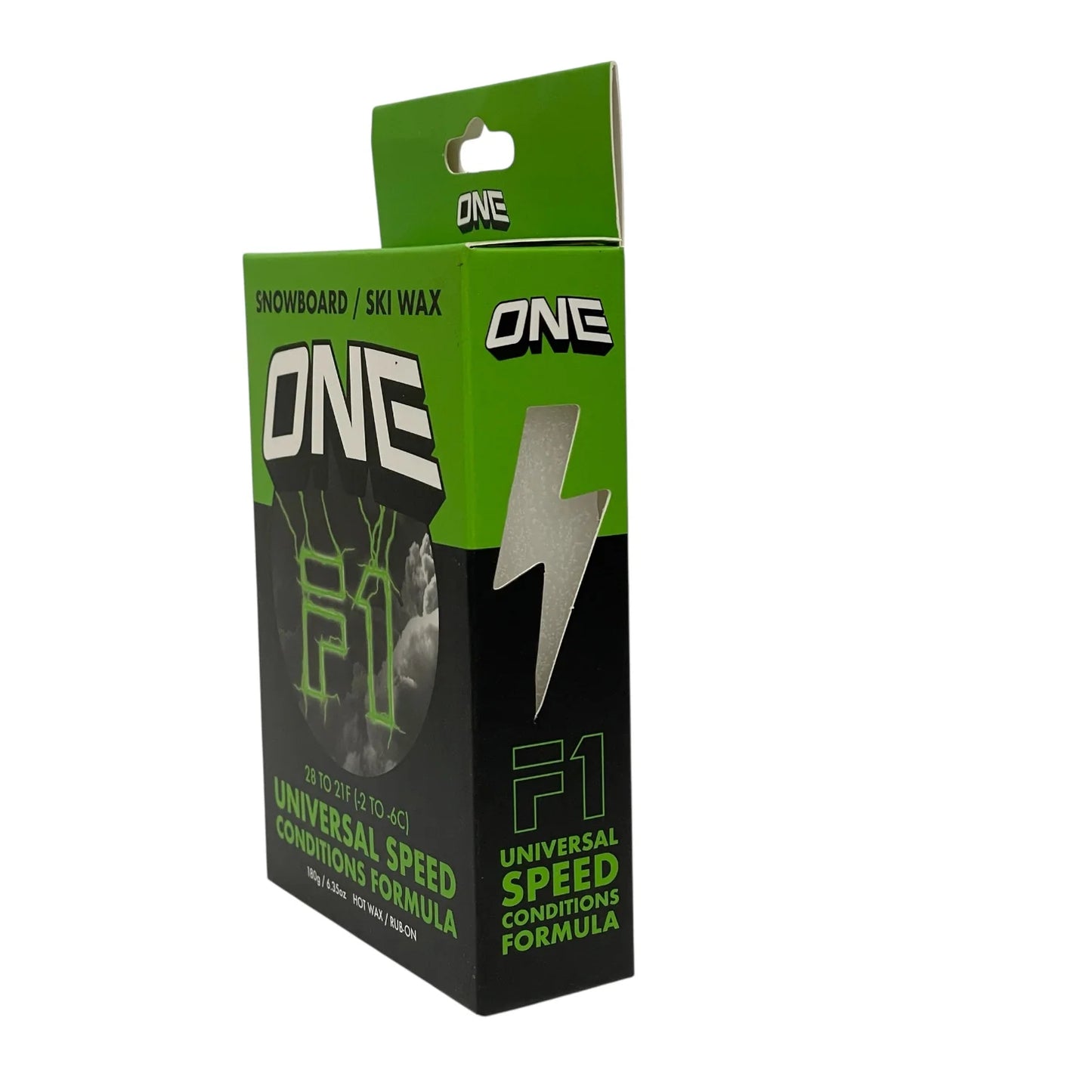 One Ball F1 All Temperature/ Universal Speed Formula - Snowboard / Ski Wax 180g