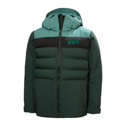 HH Junior Jr Cyclone Jacket – Dark Jungle – detail