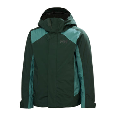 HH Junior Jr Iceridge Jacket – Dark Jungle – detail