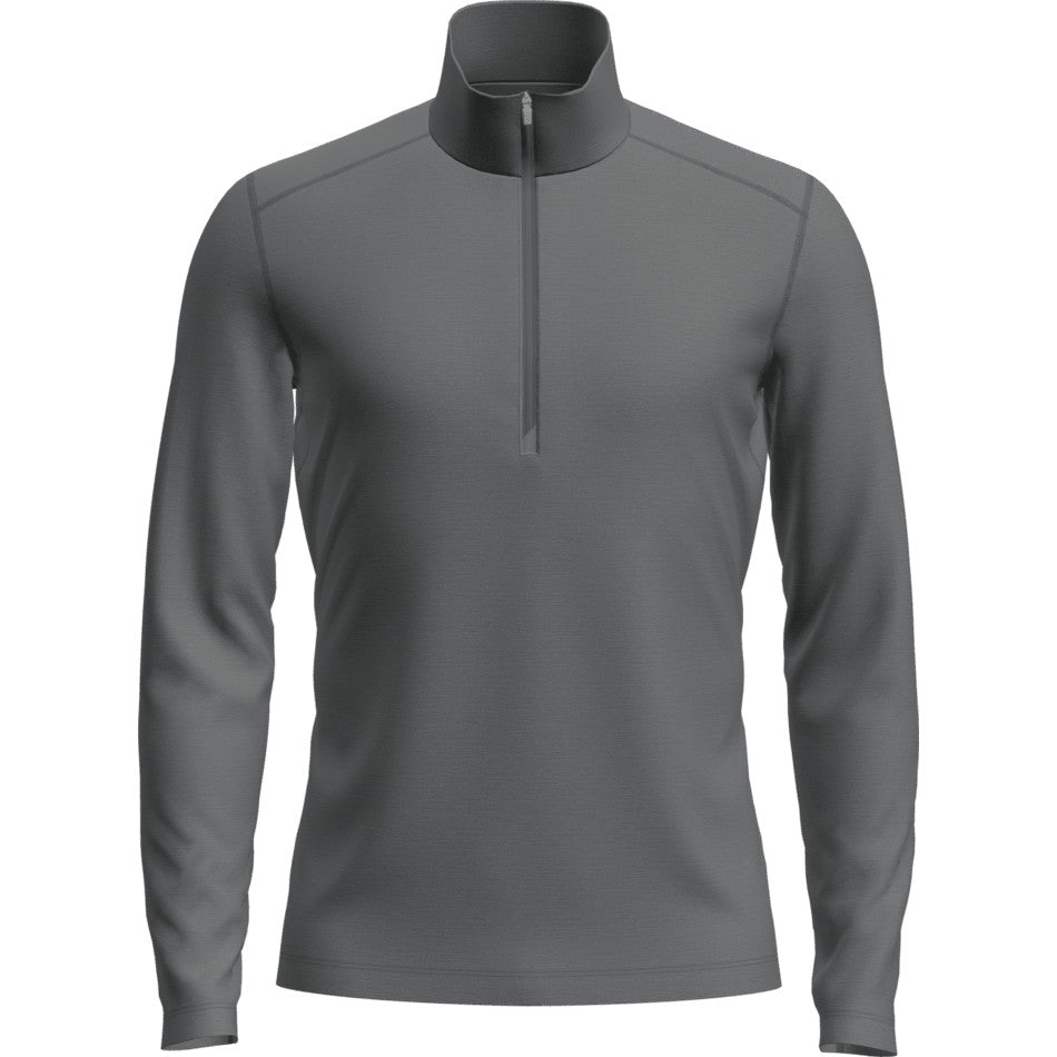Icebreaker Men's Merino 200 Oasis Long Sleeve Half Zip - Gritstone Heather