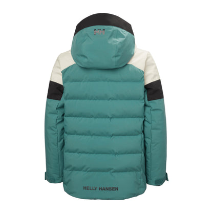 HH Girls' Jr Girl Diamond Jacket – Opal Green – back