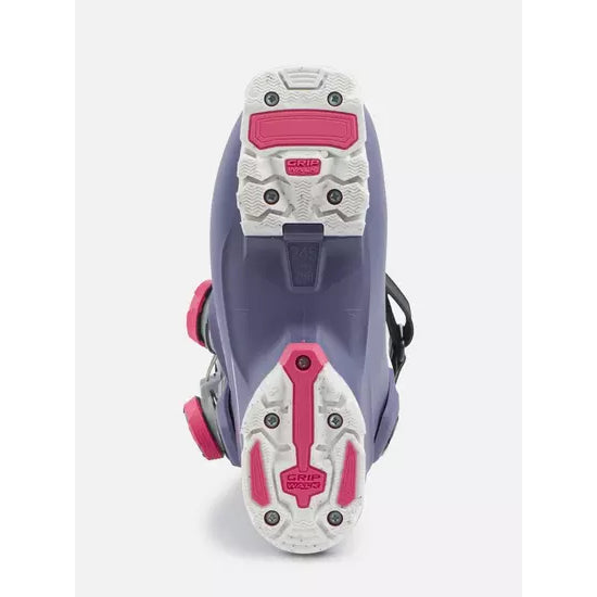 Sole of the Dalbello Veloce Space 105 W Dual, a GripWalk sole with toe and heel lugs