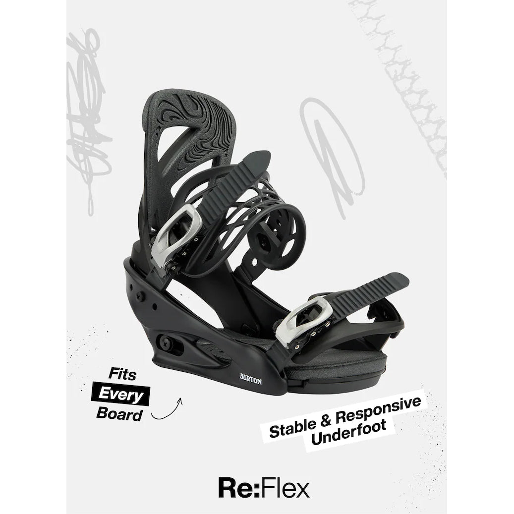 Burton Men's Cartel Re:Flex Snowboard Bindings 2026