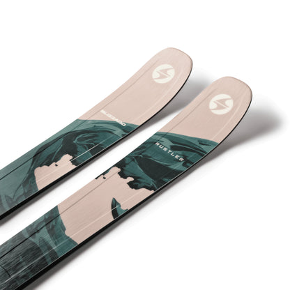 Blizzard Rustler 9 ski – angled view of the pair