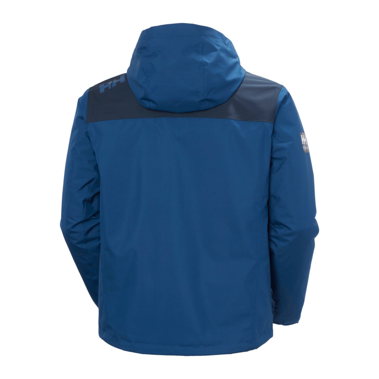 HH Men's Crew Hooded Midlayer Jacket 2 – Dark Blue – back