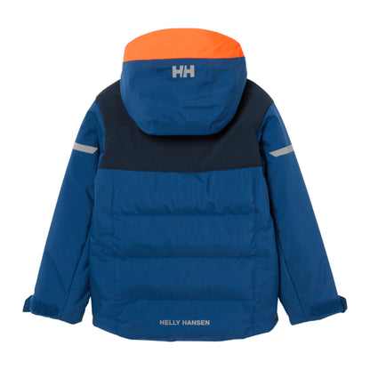 HH Kids' K Vertical Ins Jacket – Dark Blue – back