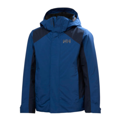 HH Junior Jr Iceridge Jacket – Dark Blue – detail