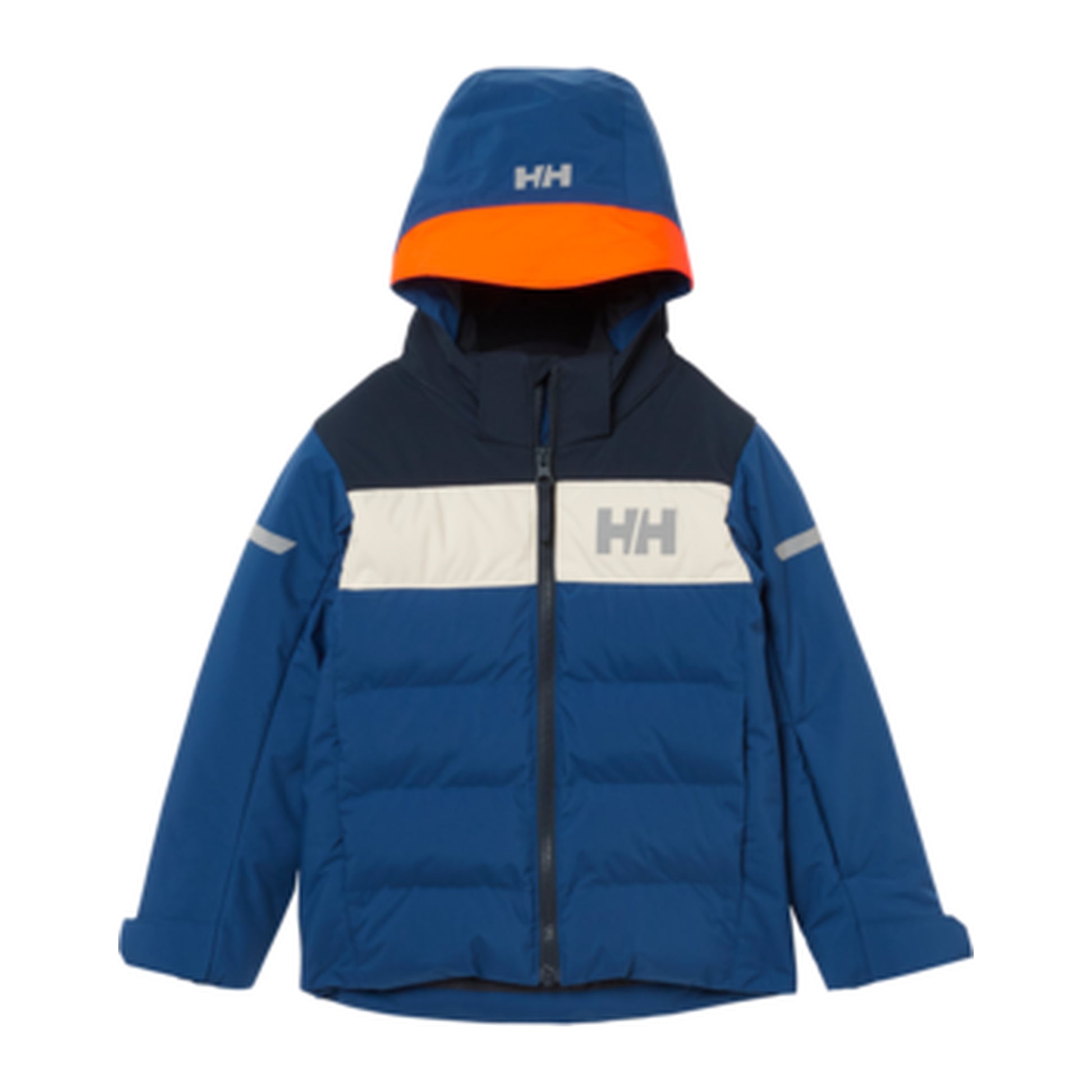 HH Kids' K Vertical Ins Jacket – Dark Blue – detail